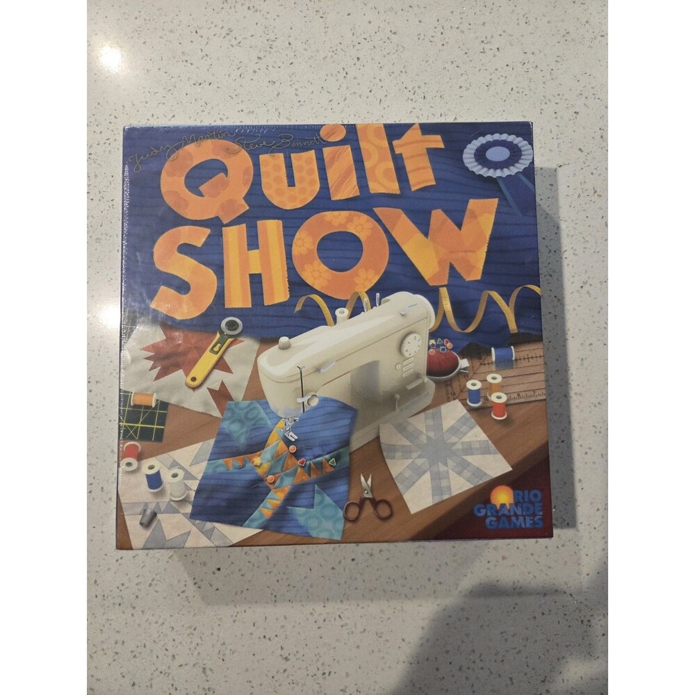 QUILT SHOW Board Game Rio Grande Games New Original wrap 17 + age